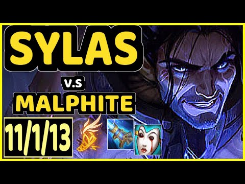 MILICA (SYLAS) vs MALPHITE - 11/1/13 KDA TOP CHALLENGER GAMEPLAY - EUW