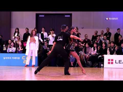 David Riegler   Ksenia Makhortova RUMBA(korea open 2018)