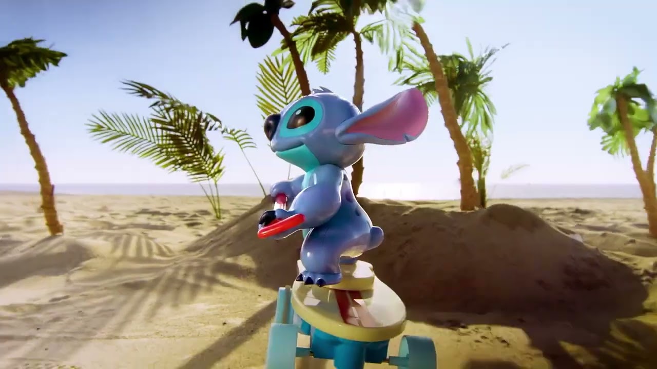 Disney Stitch RC távirányítós szörfdeszka 25cm - Jada Toys videó