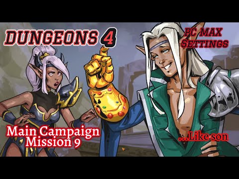 Dungeons 4  Main Campaign -Mission 9 ... Like Son Hard Gameplay Walkthrough #dungeons 4