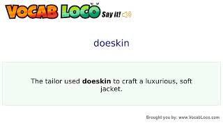 Video thumbnail for doeskin