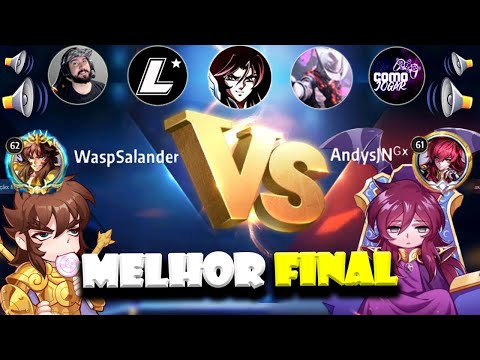 MELHOR FINAL JAMIEL COM DANTEV + MARQUINHO + LAW + KAZUKI + LUDERKING - Saint Seiya Awakening