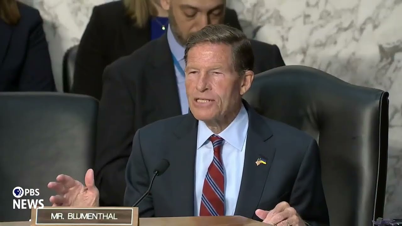 Video: Blumenthal Questions Blanche on Federal Agents Firing Into Cars at AG Hearing
