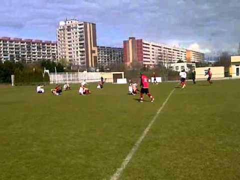 Geniale aftrap! Vitesse Delft A1 Praag 2012!