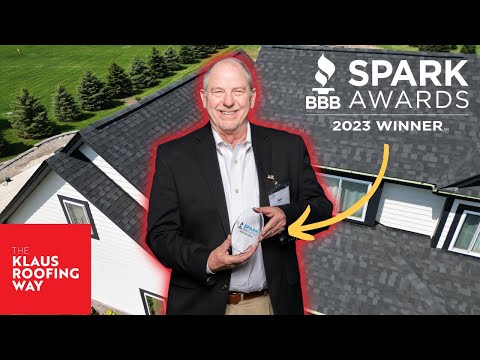 Klaus Roofing Systems by Buck Buckley Receives 2023 BBB Spark Award for Entrepreneurship