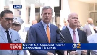 Officials Give Update On Times Square Crash