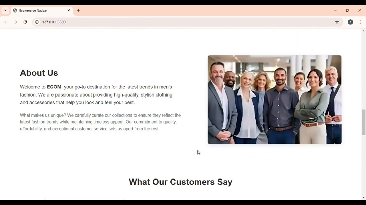 Modern E-commerce Website | Full Responsive Online Store | HTML, CSS, JavaScript, React