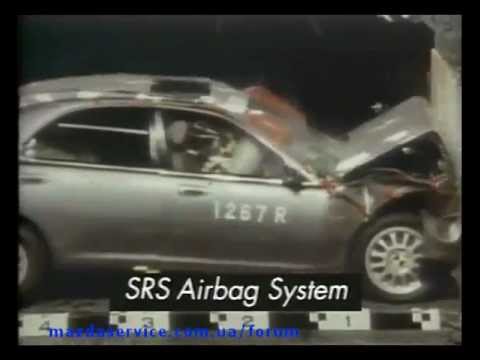 mazda xedos 6 (eunos 500) crash test - http://mazdaservice.org/