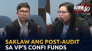 New witness covers post-audit of VP Sara's confi funds after Wamil's term | DZMM (05 August 2026)