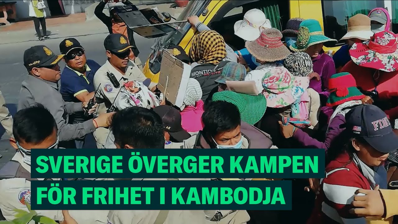 Sverige överger kampen för frihet i Kambodja