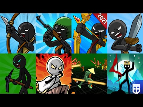 Stick War Legacy vs War Legend vs Modern War vs Hero Wars Stickman Defence Battle -8 Stickman Games