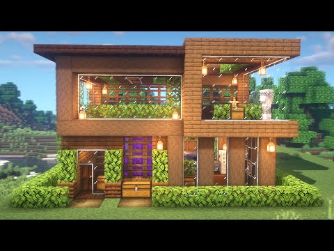Minecraft: Perfect House for Survival |  Wooden Minecraft House *Easy*