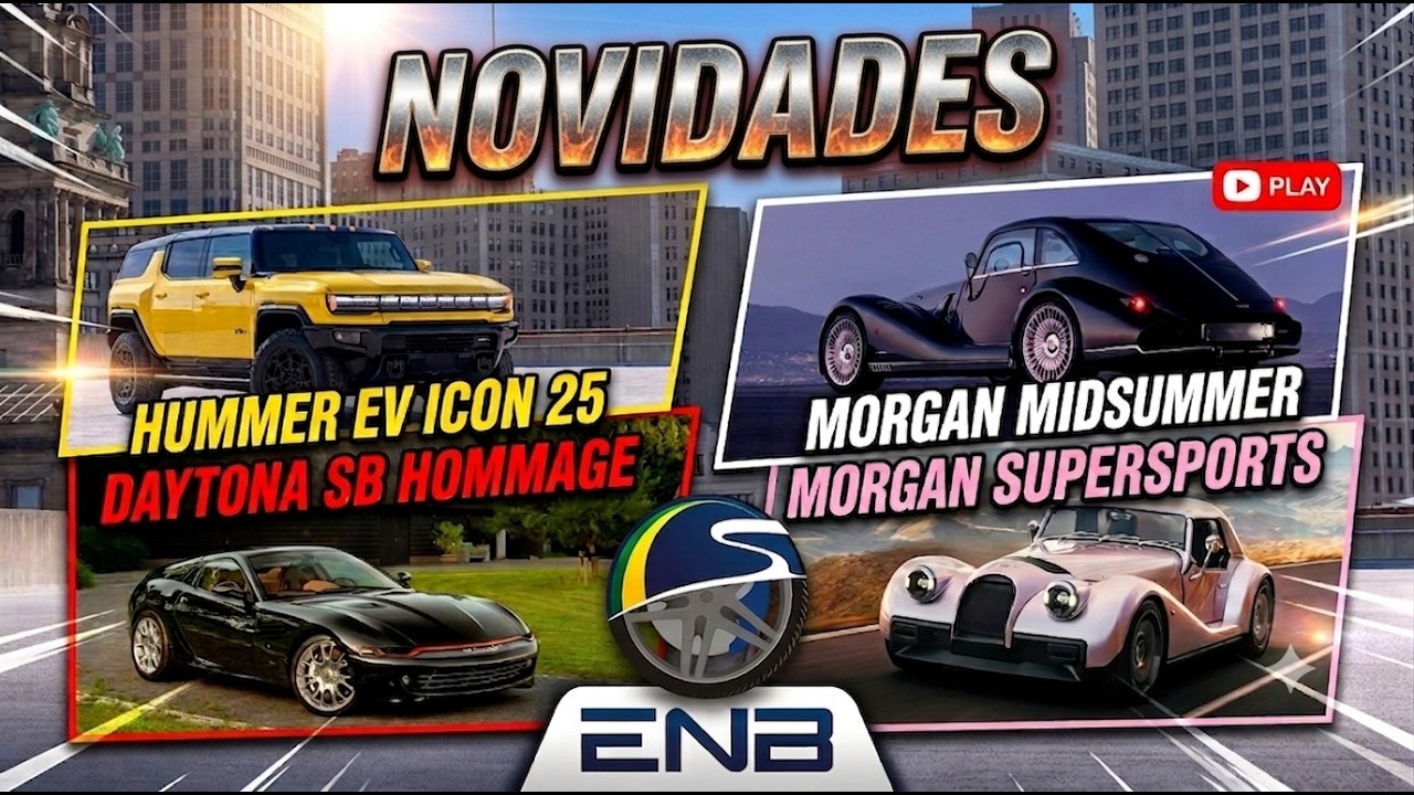 Nova #72 - Daytona SB Hommage, Morgan Midsummer e Hummer EV Icon 25