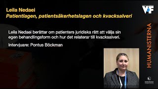 Bokmässan 2025: Leila Nedaei – Patientsäkerhetslagen och kvacksalveri
