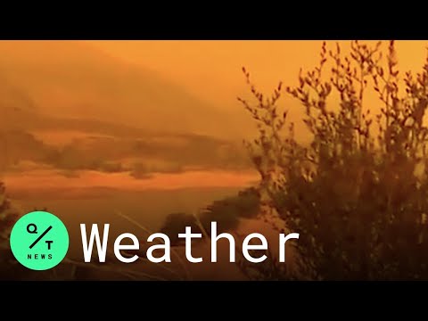 Colorado's Cameron Peak Fire Turns Sky Over Fort Collins Orange