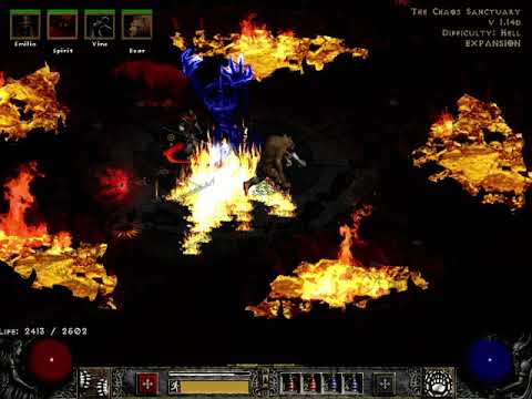 Diablo 2 - Werebear Maul Vs Hell Diablo