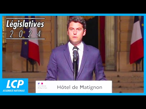 Discours de Gabriel Attal : législatives 2024 - 30/06/2024