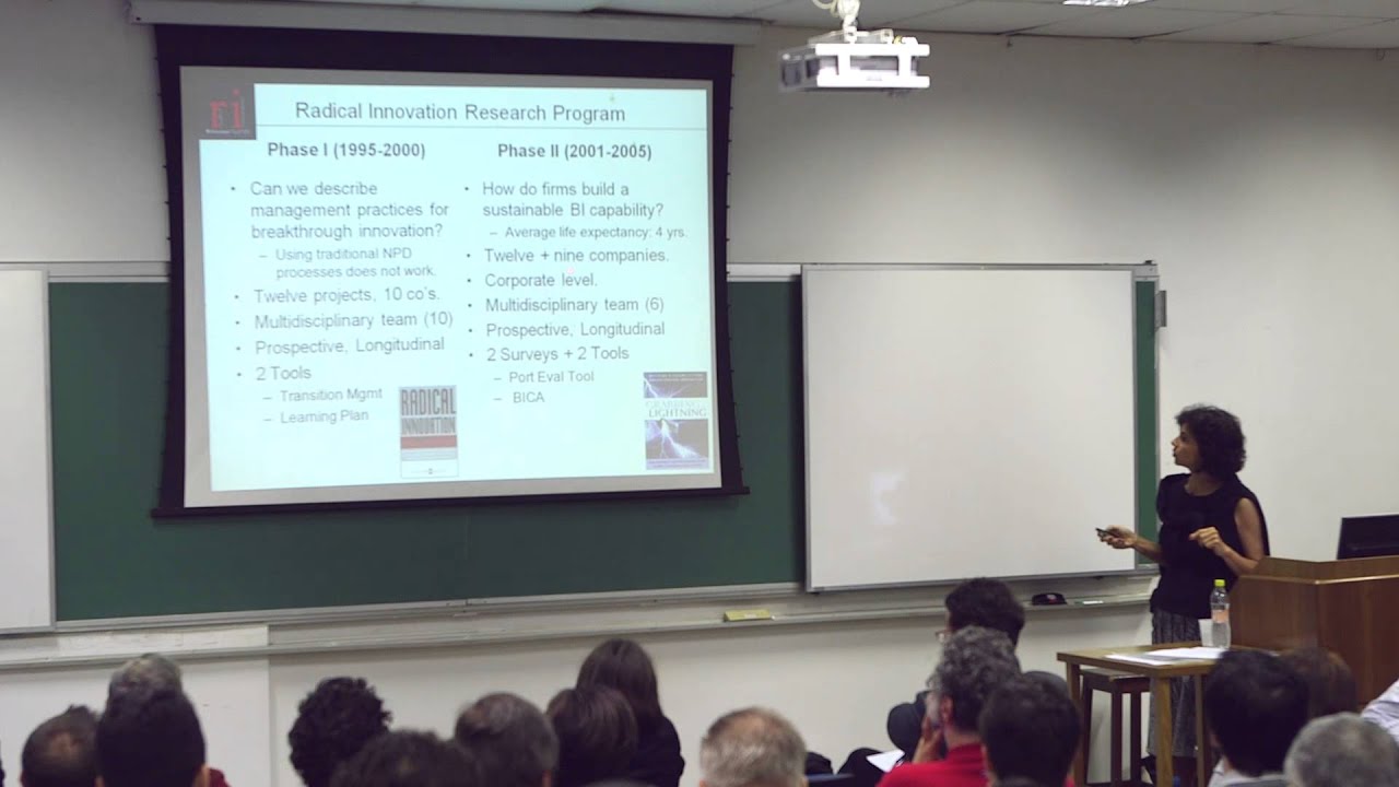 Palestra com Gina O'Connor sobre inovação radical - parte 1