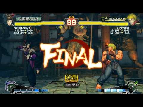 Super Street Fighter 4 AE 2012 ForcedEntry78 (Juri) vs Benkyou88 (Ken)