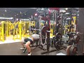 Incline bench press with chain