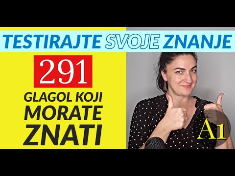 291 GLAGOL - SVI GLAGOLI ZA NIVO A1 - ZNATE LI IH SVE?