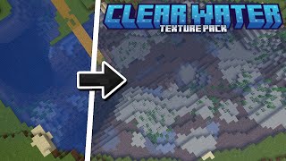Clear Water Texture Pack Download (Java/MCPE/Bedrock)