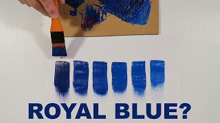 How To Make Royal Blue Colour Paint Fast and Easy!