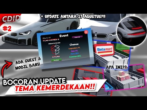 *PART 2* Bocoran CDID Update Kemerdekaan, Ada Quest Lagi Hingga Mobil Baru Ya ?? || CDID Roblox Indo