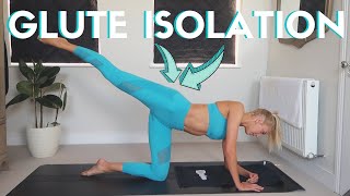 15 Minute Glute Isolation Workout // No Equipment Booty!