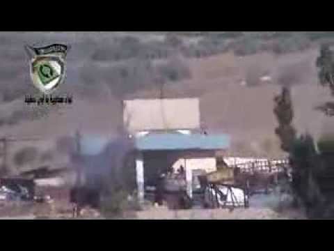 تدمير دبابة T72 على حاجز ملوك من قبل كتائب المعتصم بالله في ريف حمص الشمالي