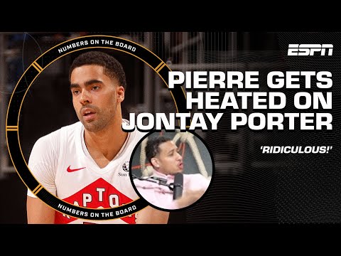 Pierre gets HEATED about Jontay Porter's betting allegations 😳 | Numbers on the Board