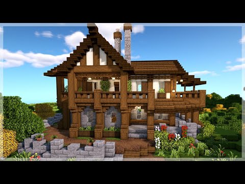 Minecraft: How to Build a Large Medieval House