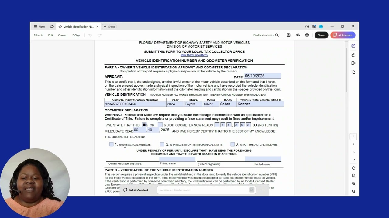 Mastering Notarization: How to Complete a VIN Verification Like a Pro