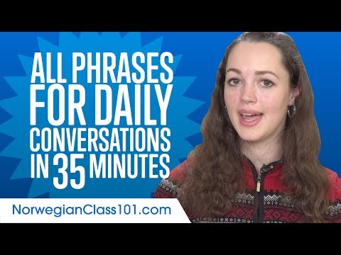 All Phrases You Need for Daily Conversations in Norwegian