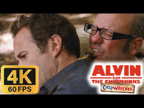 Alvin and the Chipmunks: Chipwrecked (2011) - Ian Tries To Eat Dave's Necklace Again [4K/60FPS]