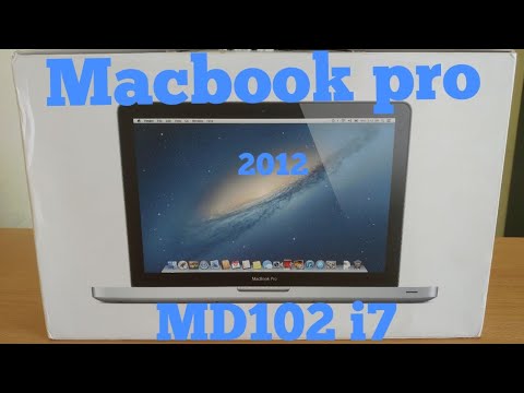 unboxing macbook pro 2012 md102/md101