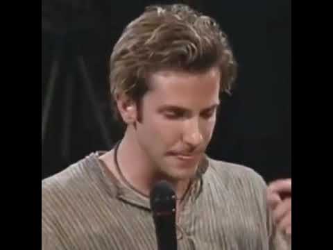 24 year-old Bradley Cooper asking Robert De Niro a question about his film Awakenings, 1999 #reels