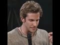 24 year-old Bradley Cooper asking Robert De Niro a question about his film Awakenings, 1999 #reels