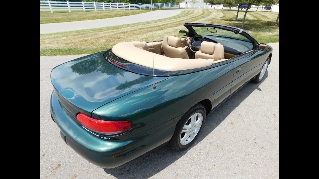 1996 Chrysler Sebring JXI Convertible - New Top! New Tires ...