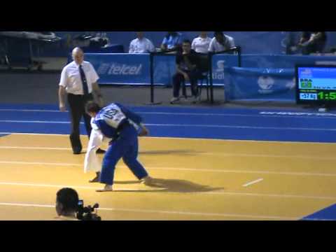 Judo Panamericano 2011 - Marti Malloy ( USA ) vs Rafaela Silva ( BRA ) - 57 Kg