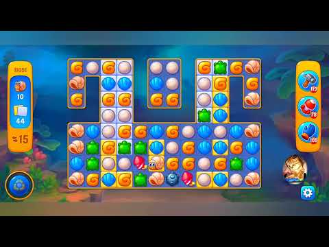 фишдом 2023  #  11051 уровень - прохождение без бустеров # Fishdom,   11051  level - no Boosters.