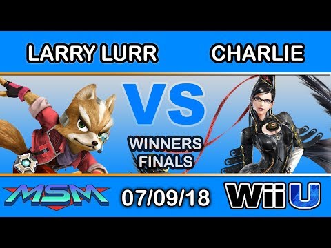 MSM 154 - Larry Lurr (Fox) Vs Charlie (Bayonetta) Winners Finals - Smash 4