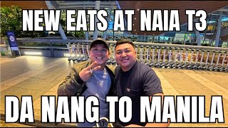 Da Nang to Manila Travel Guide 2025 | Departure Process + NEW Eats at NAIA Terminal 3!