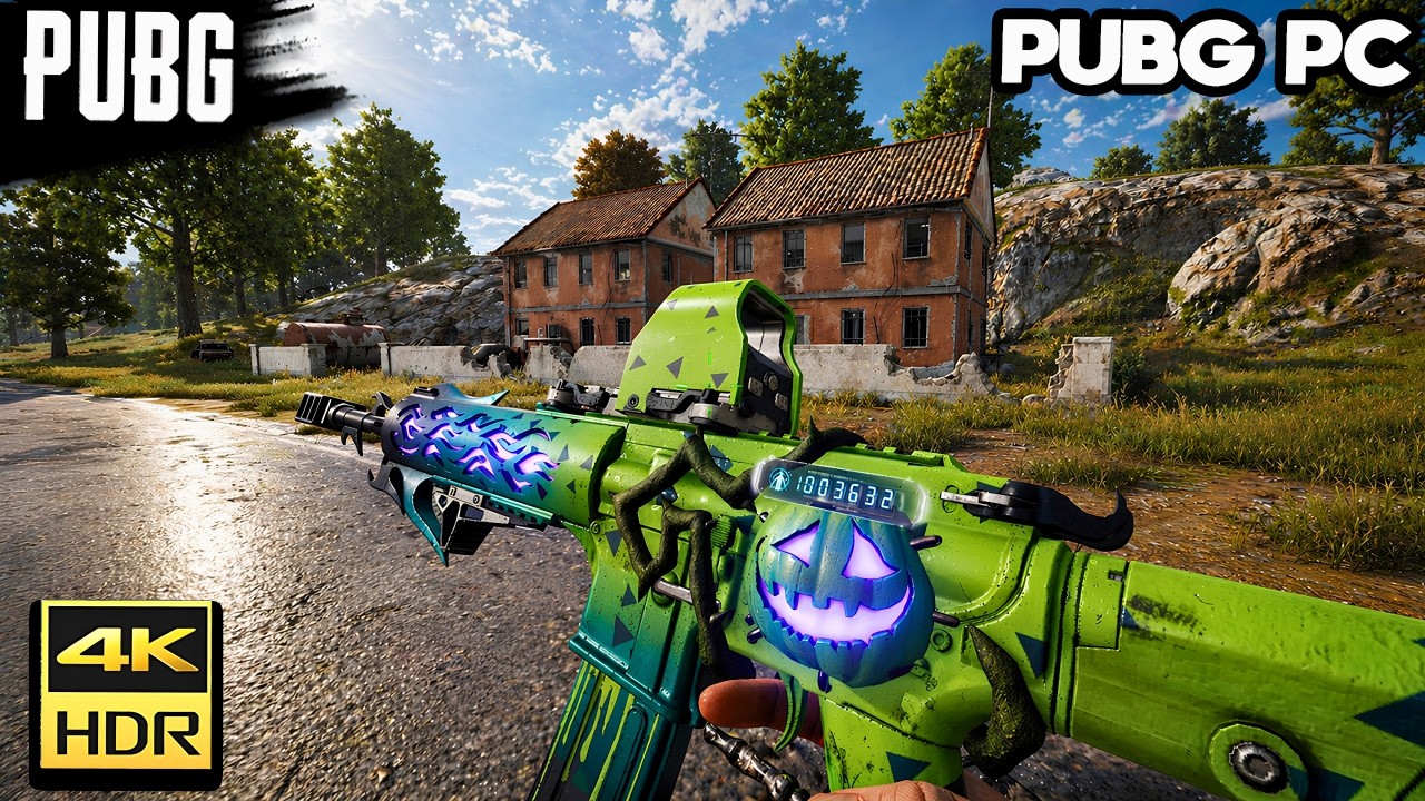 La M4 de PUBG con SKIN DE HALLOWEEN sigue siendo una de las MEJORES! 😍 Graficos al MAXIMO