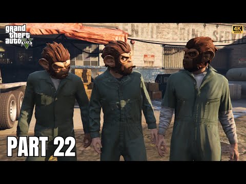 GTA 5 Walkthrough Part 22 - Full Game 4K 60FPS Gameplay on PC