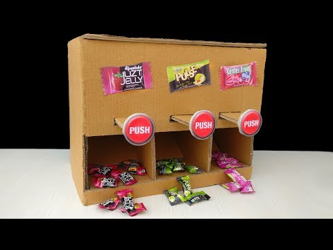 Diy candy vending machine at home