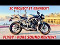 SC Project S1 Exhaust Sound 2020 Street Triple RS REVIEW PURE SOUND FLYBYS