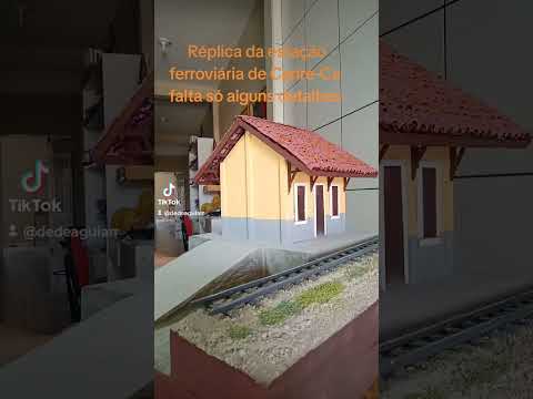 Réplica da estação ferroviária de Cariré-Ce #minitrem #minasgerais #estacaoferroviariadecarire