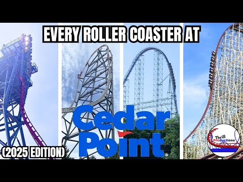Every Roller Coaster at Cedar Point! (2025 Edition)