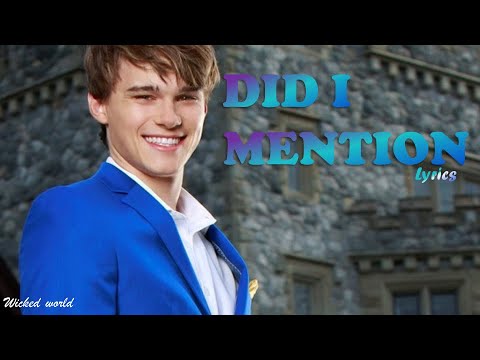 DID I MENTION ~ MITCHELL HOPE [LYRICS]